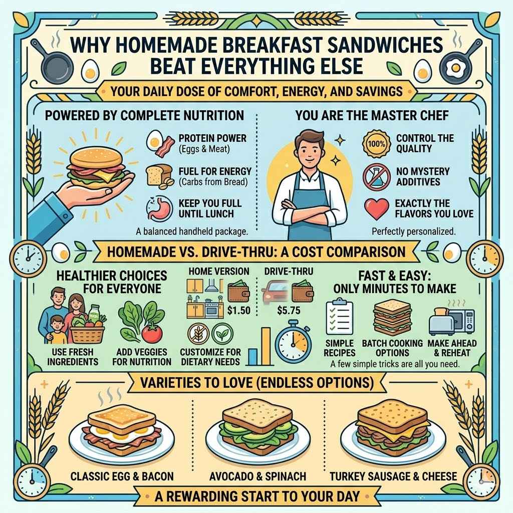 Why Homemade Breakfast Sandwiches Beat Everything Else