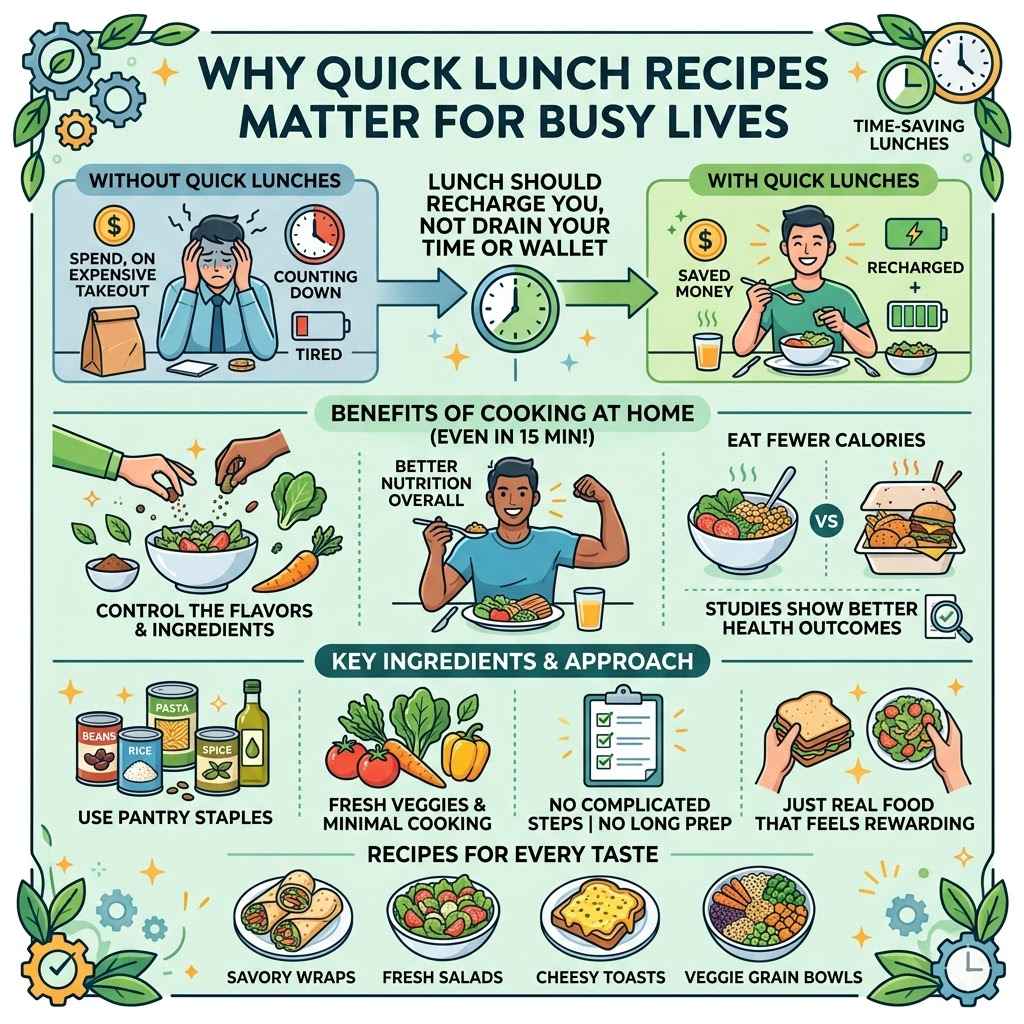 Why Quick Lunch Recipes Matter for Busy Lives