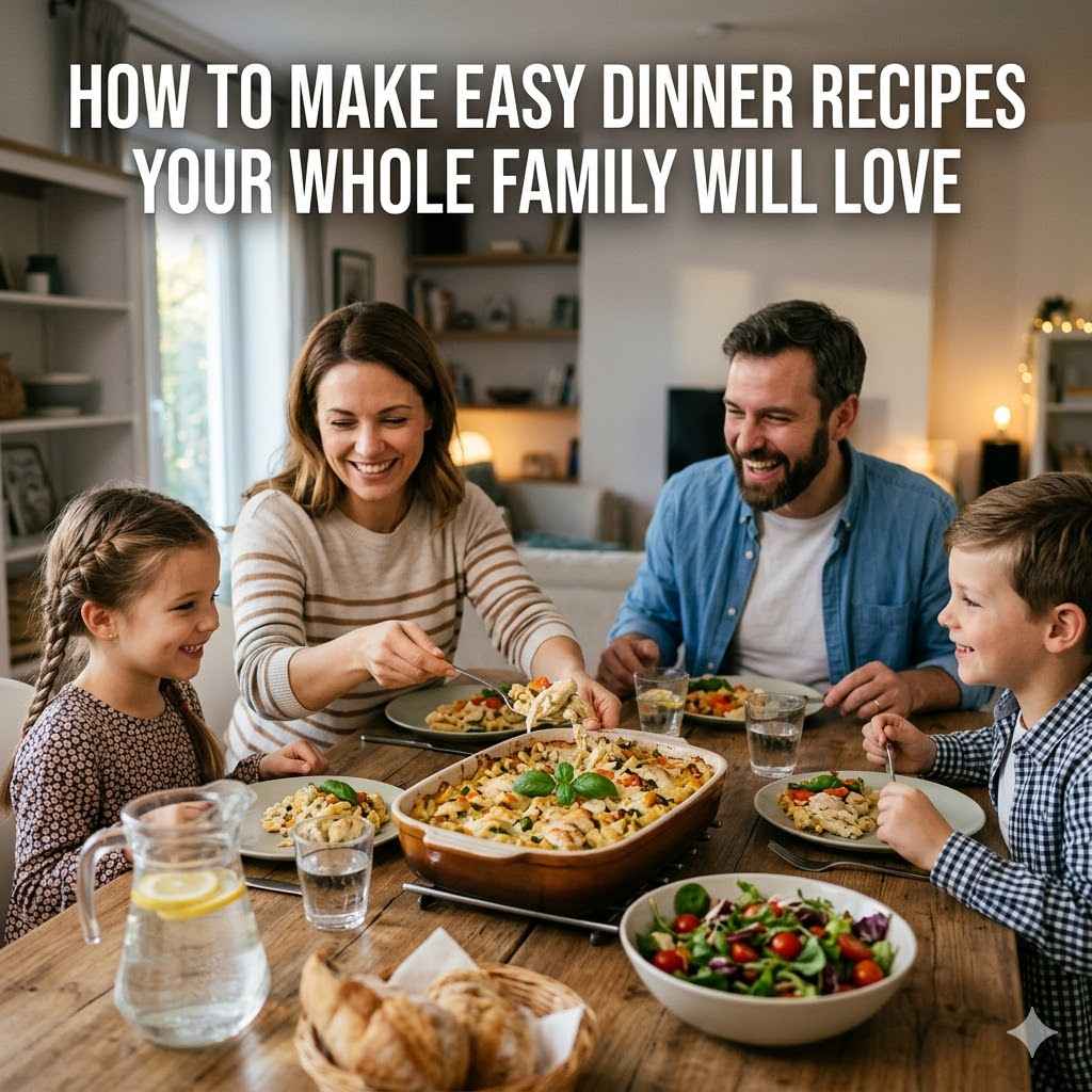 How to Make Easy Dinner Recipes Your Whole Family Will Love