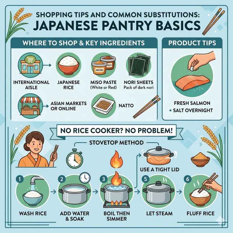 Shopping Tips and Common Substitutions
