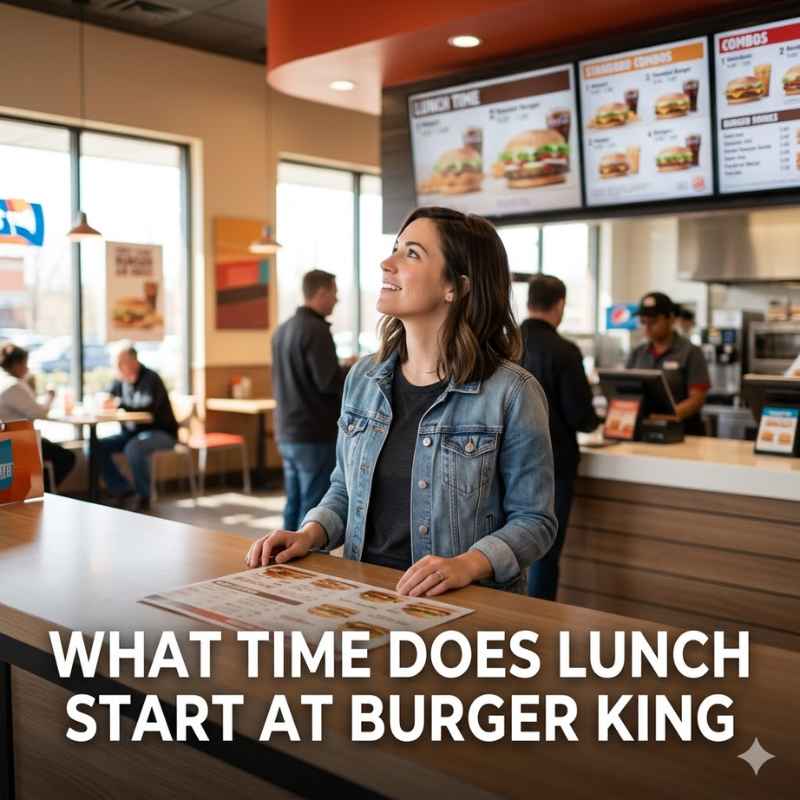 What Time Does Lunch Start at Burger King