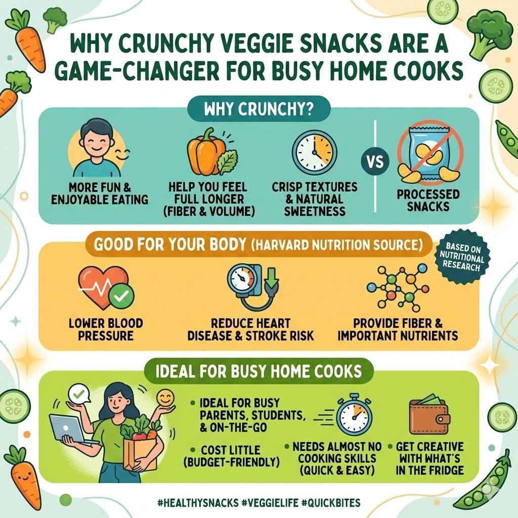 Why Crunchy Veggie Snacks Are a Game-Changer for Busy Home Cooks