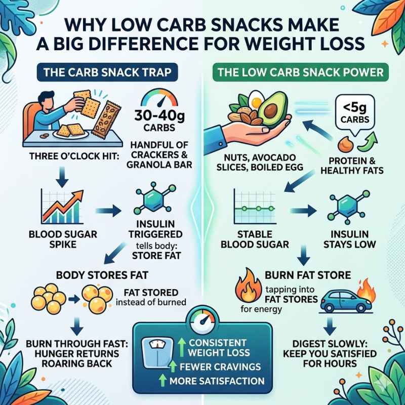Why Low Carb Snacks Make Such a Big Difference for Weight Loss