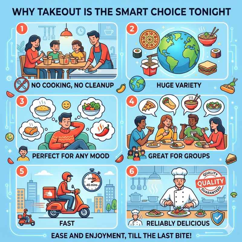 Why Takeout Is the Smart Choice Tonight