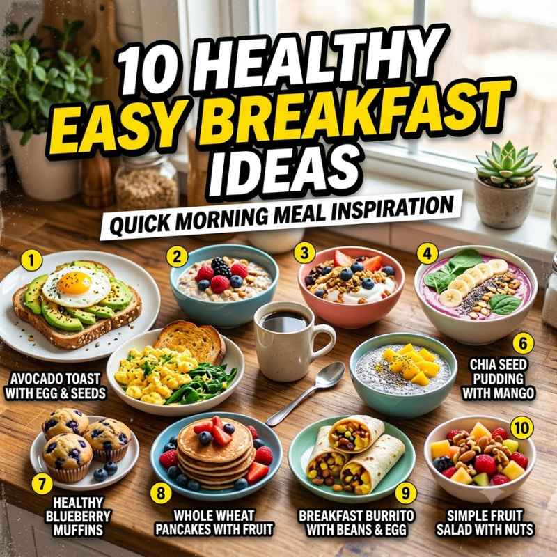 10 Healthy Easy Breakfast Ideas