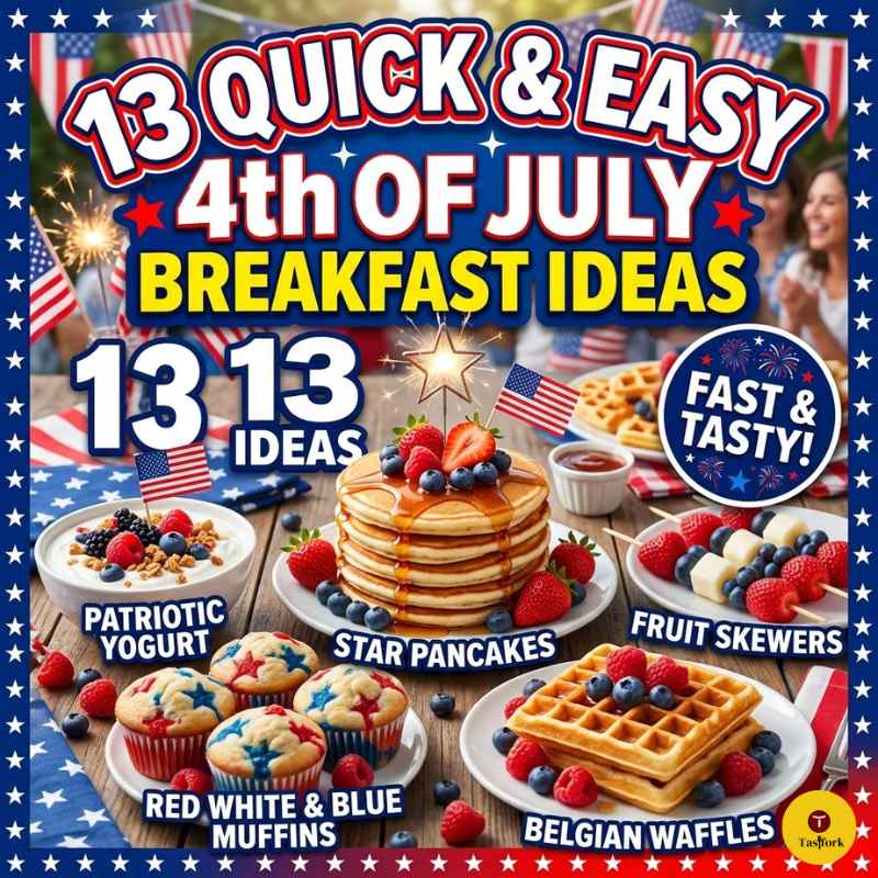 13 Quick & Easy 4Th Of July Breakfast Ideas