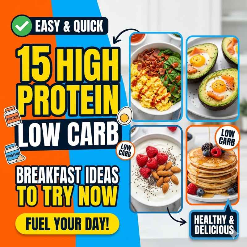 15 High Protein Low Carb Breakfast Ideas To Try Now
