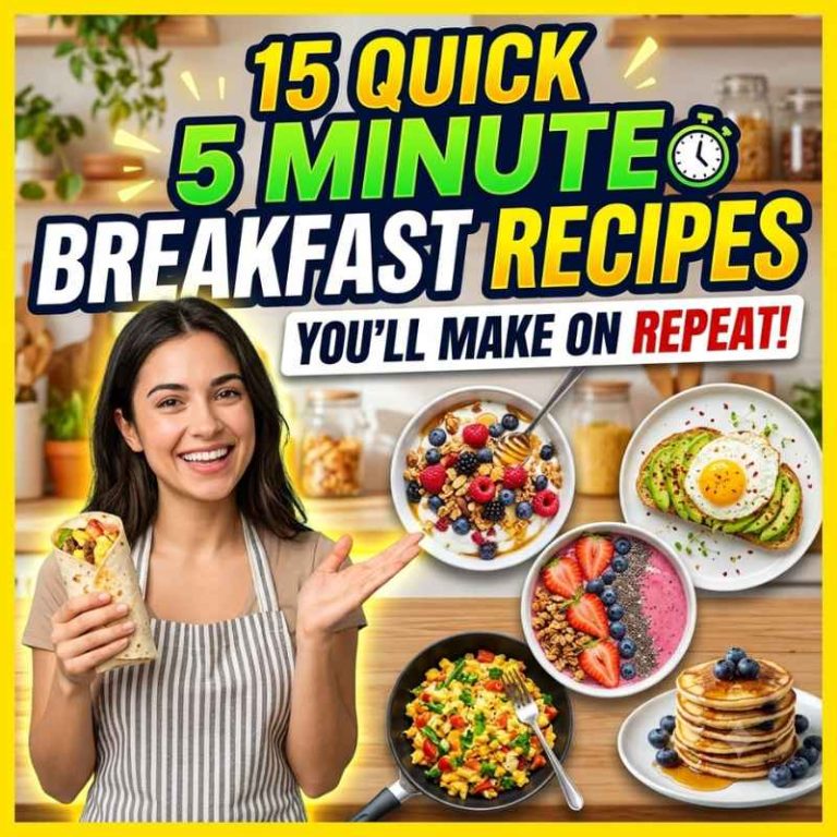 15 Quick 5 Minute Breakfast Recipes You’Ll Make On Repeat