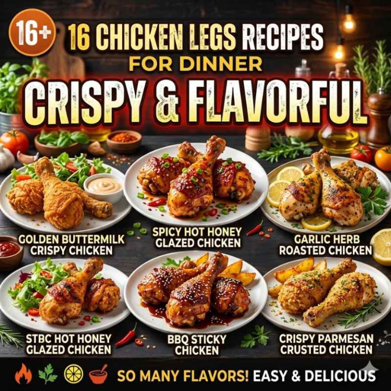 16 Chicken Legs Recipes For Dinner That Are Crispy And Flavorful