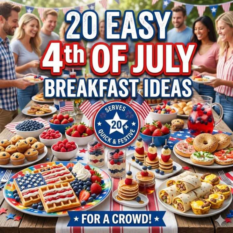 20 Easy 4Th Of July Breakfast Ideas For A Crowd