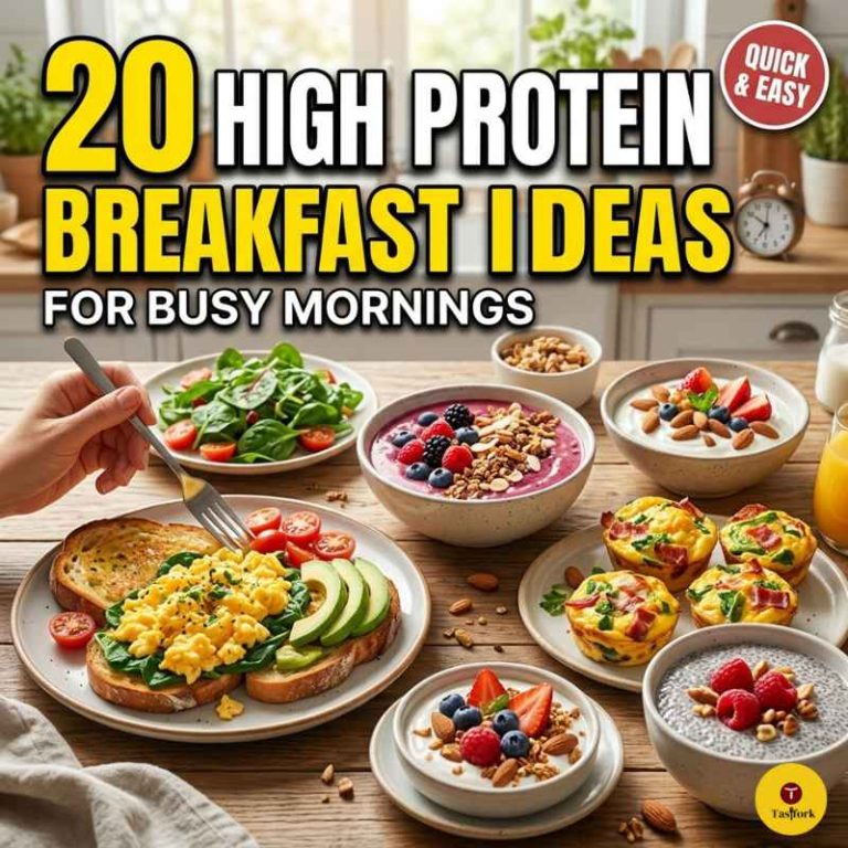 20 High Protein Breakfast Ideas For Busy Mornings