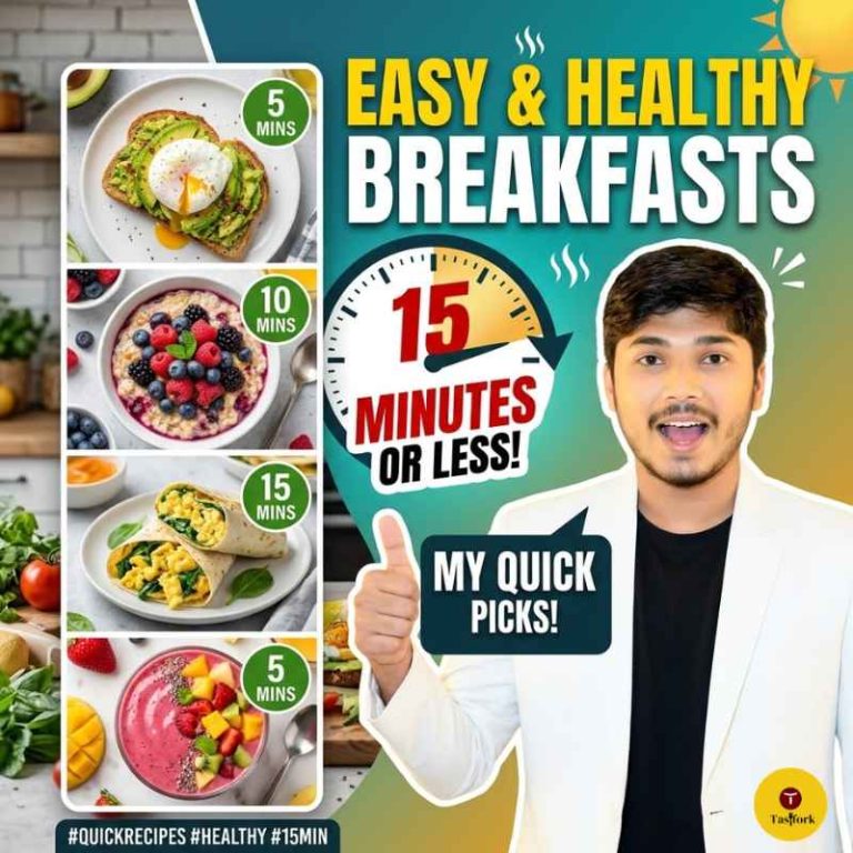 Easy Healthy Breakfast Recipes Ready in 15 Minutes or Less