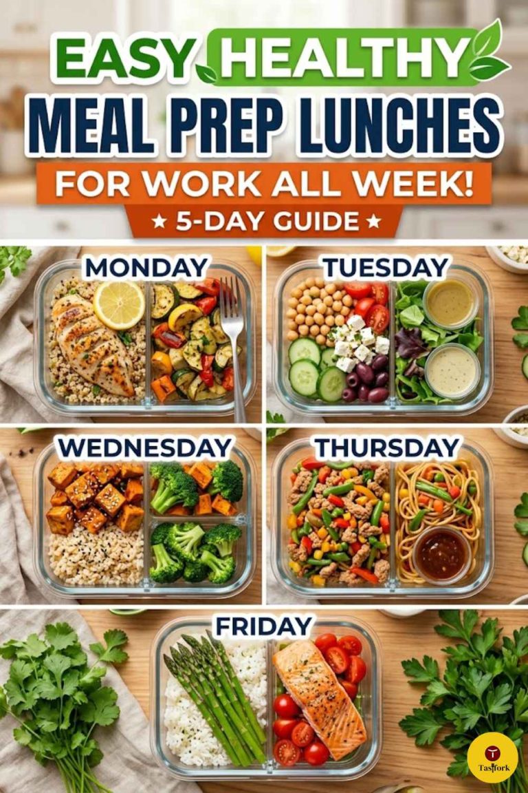 Easy Healthy Meal Prep Lunches For Work All Week