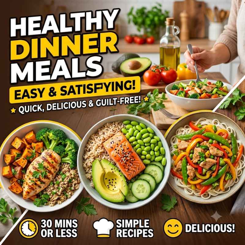 Healthy Dinner Meals That Are Easy and Satisfying
