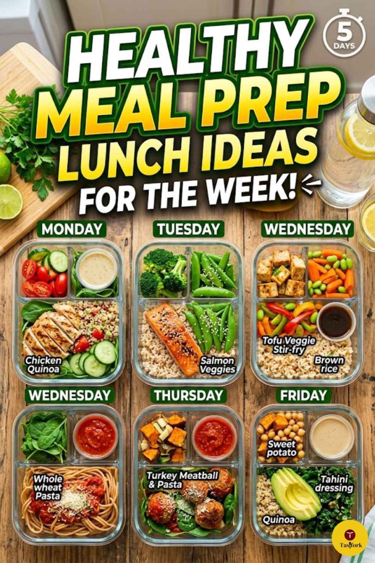 Healthy Meal Prep Lunch Recipe Ideas For The Week