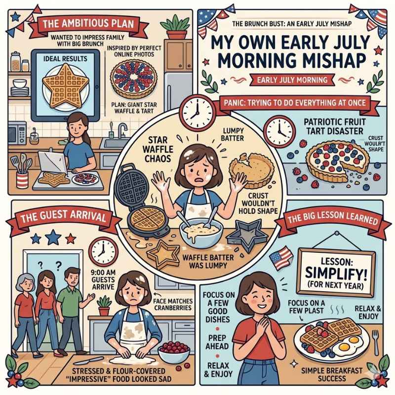 My Own Early July Morning Mishap
