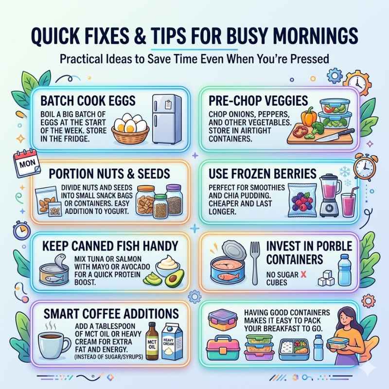 Quick Fixes & Tips for Busy Mornings