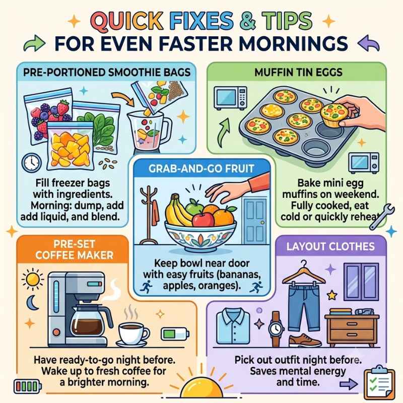 Quick Fixes & Tips for Even Faster Mornings