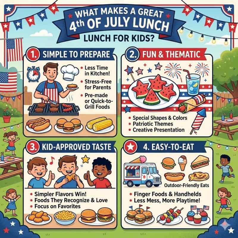 What Makes a Great 4th of July Lunch for Kids