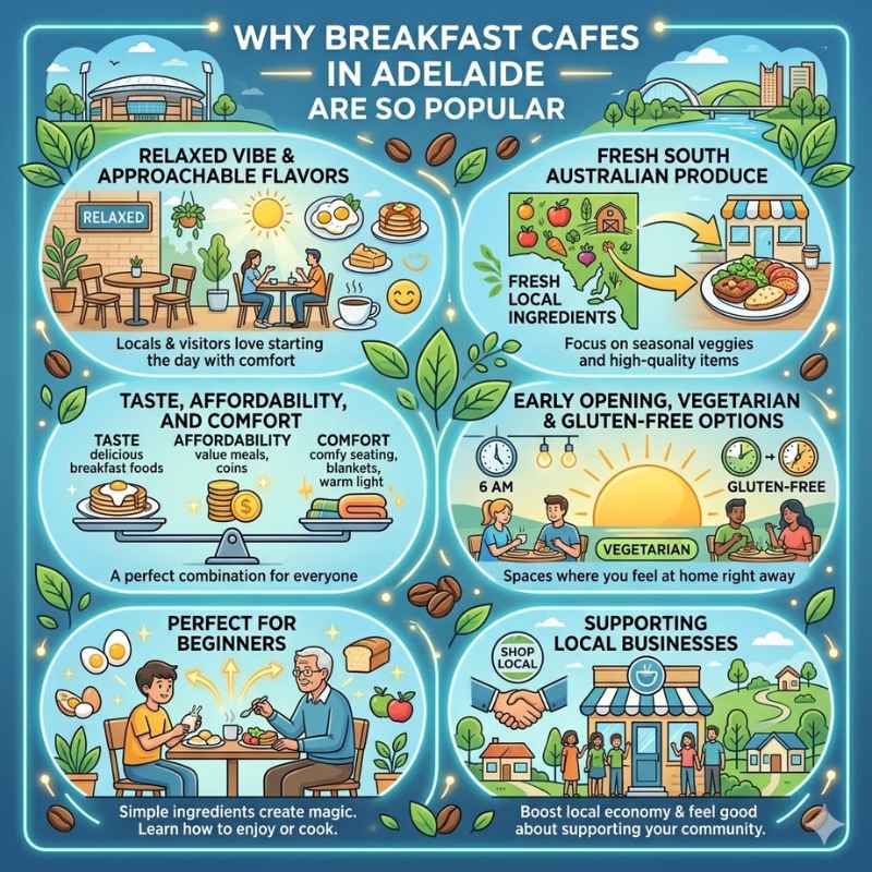 Why Breakfast Cafes in Adelaide Are So Popular