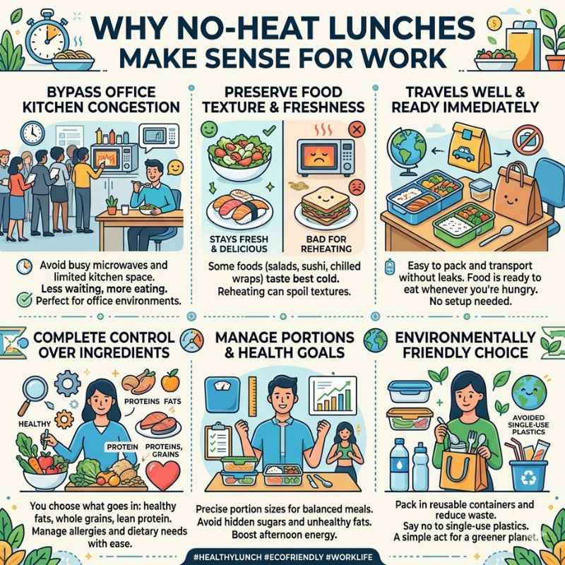 Why No-Heat Lunches Make Sense for Work