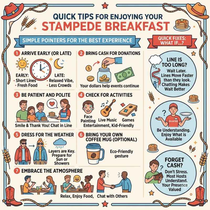 Quick Tips for Enjoying Your Stampede Breakfast