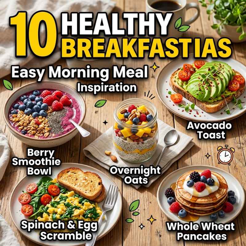 10 Healthy Breakfast Ideas