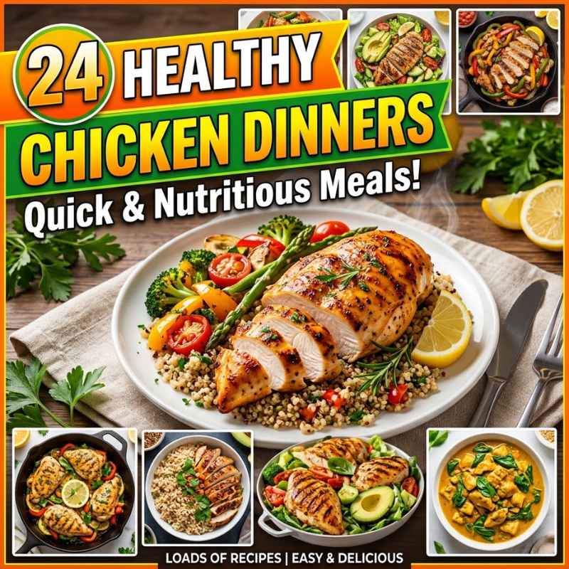 24 Healthy Chicken Dinner Recipes For Quick And Nutritious Meals