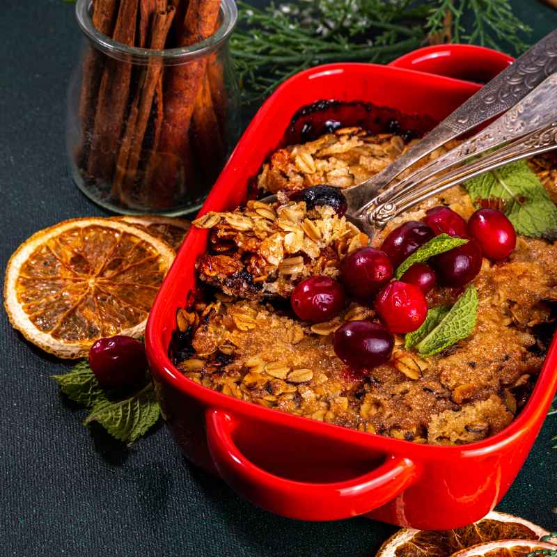 Cranberry Crumble