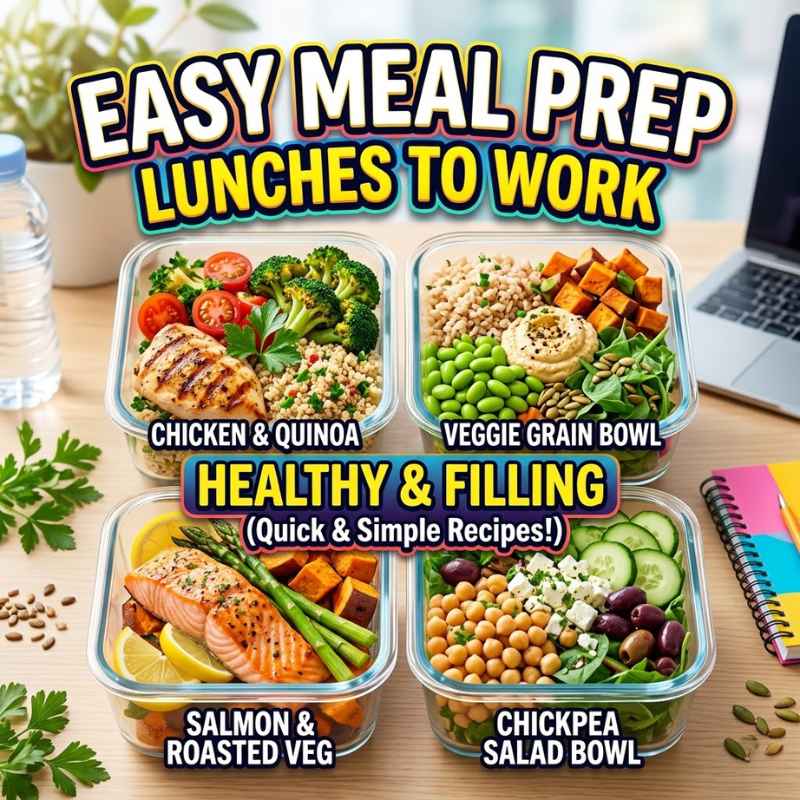 Easy Meal Prep Lunches To Work Healthy And Filling