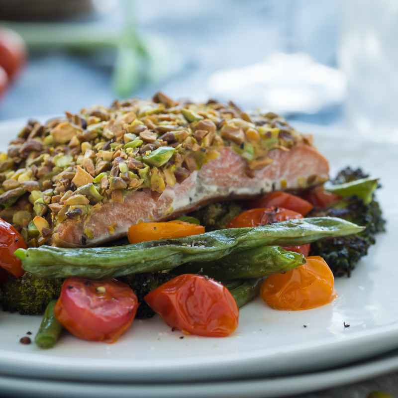 Pistachio Crusted Salmon