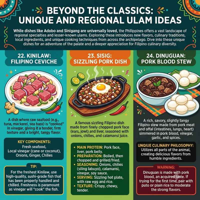 Unique and Regional Ulam Ideas