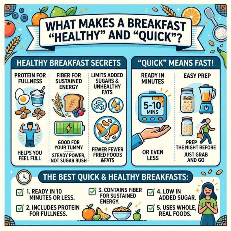 What Makes a Breakfast "Healthy" and "Quick"?