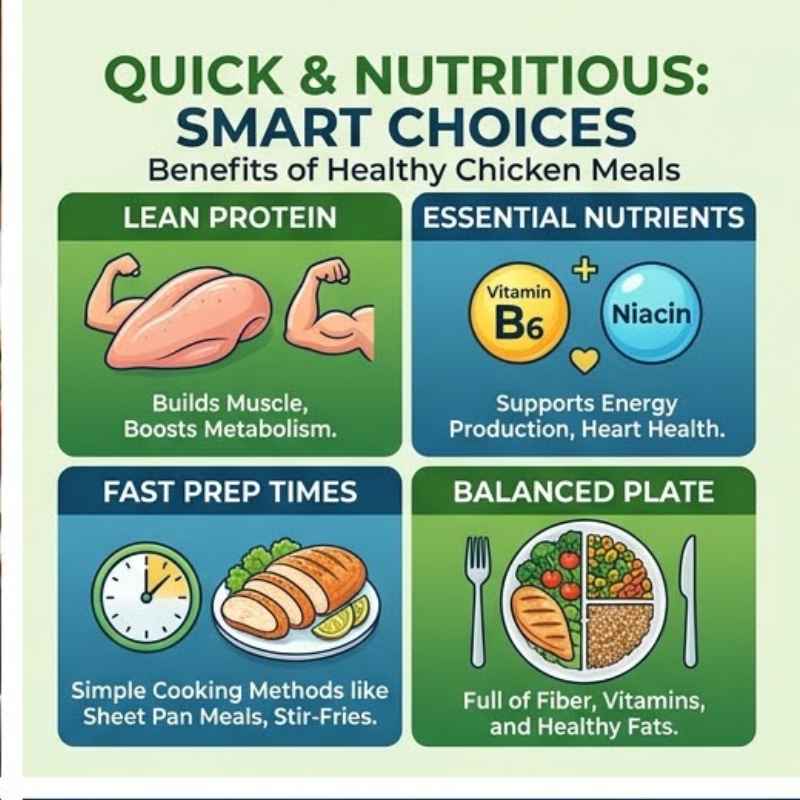 What Makes a Chicken Dinner "Healthy" and "Quick"?