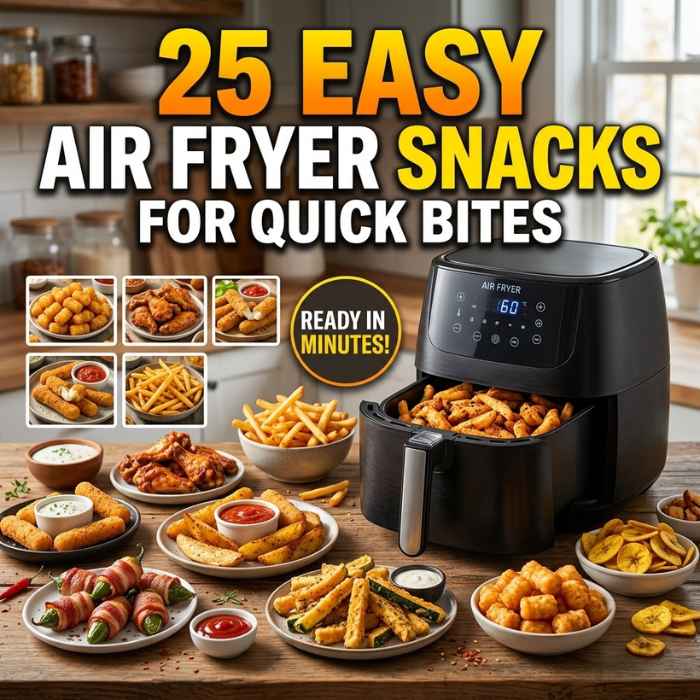 25 Easy Air Fryer Snacks for Quick Bites