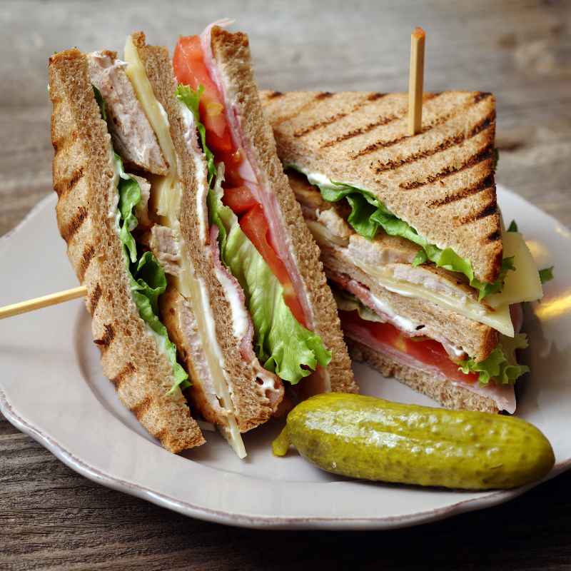 Pickle Loaf Lunch Meat Sandwich