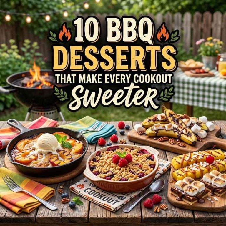 10 BBQ Desserts That Make Every Cookout Sweeter
