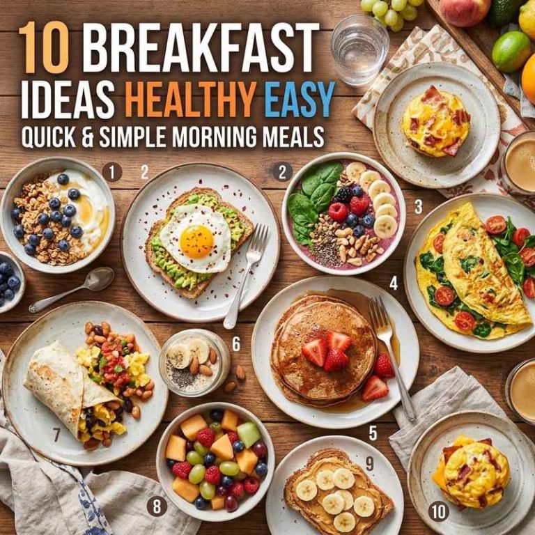 10 Breakfast Ideas Healthy Easy