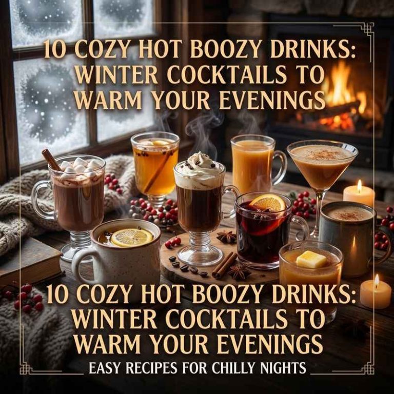 10 Cozy Hot Boozy Drinks Winter Cocktails to Warm Your Evenings
