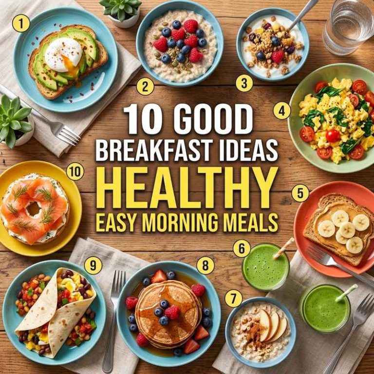 10 Good Breakfast Ideas Healthy: Easy Morning Meals