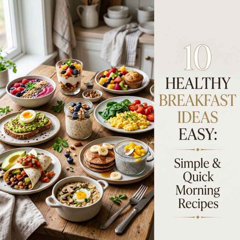 10 Healthy Breakfast Ideas Easy