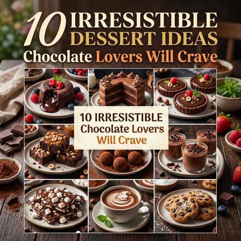 10 Irresistible Dessert Ideas Chocolate Lovers Will Crave