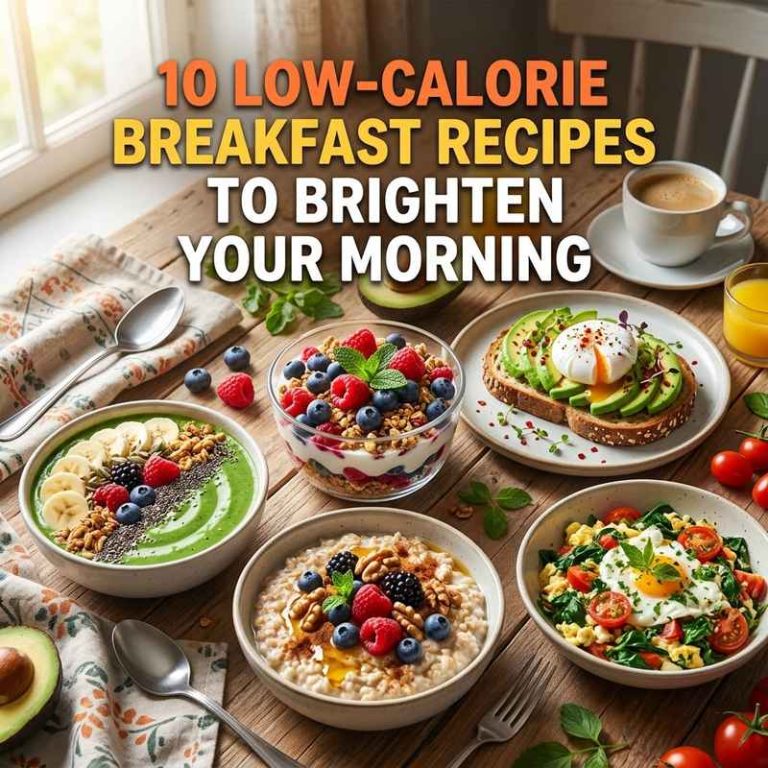 10 Low-Calorie Breakfast Recipes to Brighten Your Morning