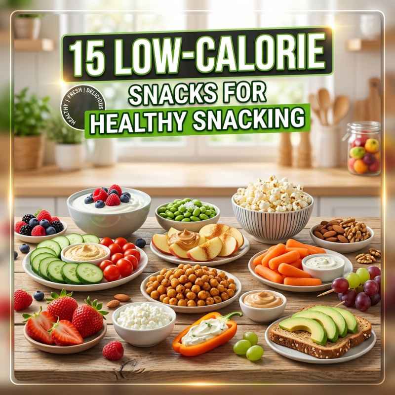 15 Low-Calorie Snacks for Healthy Snacking