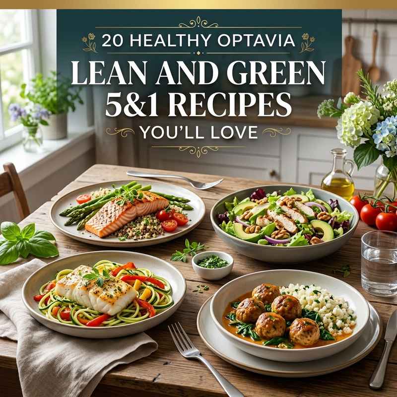 20 Healthy OPTAVIA Lean And Green 5&1 Recipes You'll Love