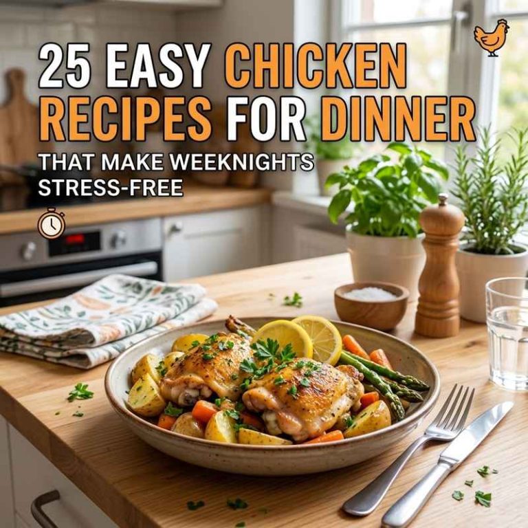 25 Easy Chicken Recipes For Dinner That Make Weeknights Stress-Free