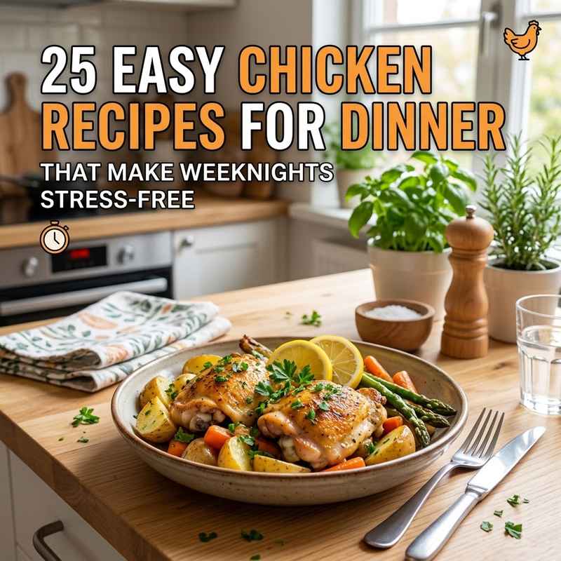 25 Easy Chicken Recipes For Dinner That Make Weeknights Stress-Free