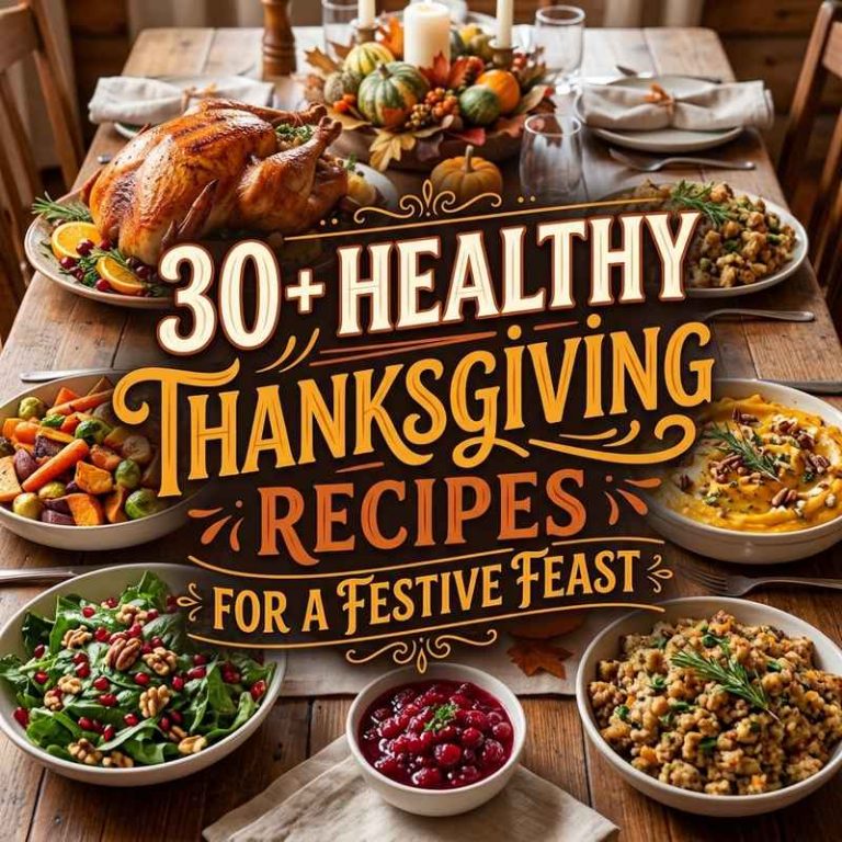 30+ Healthy Thanksgiving Recipes for a Festive Feast