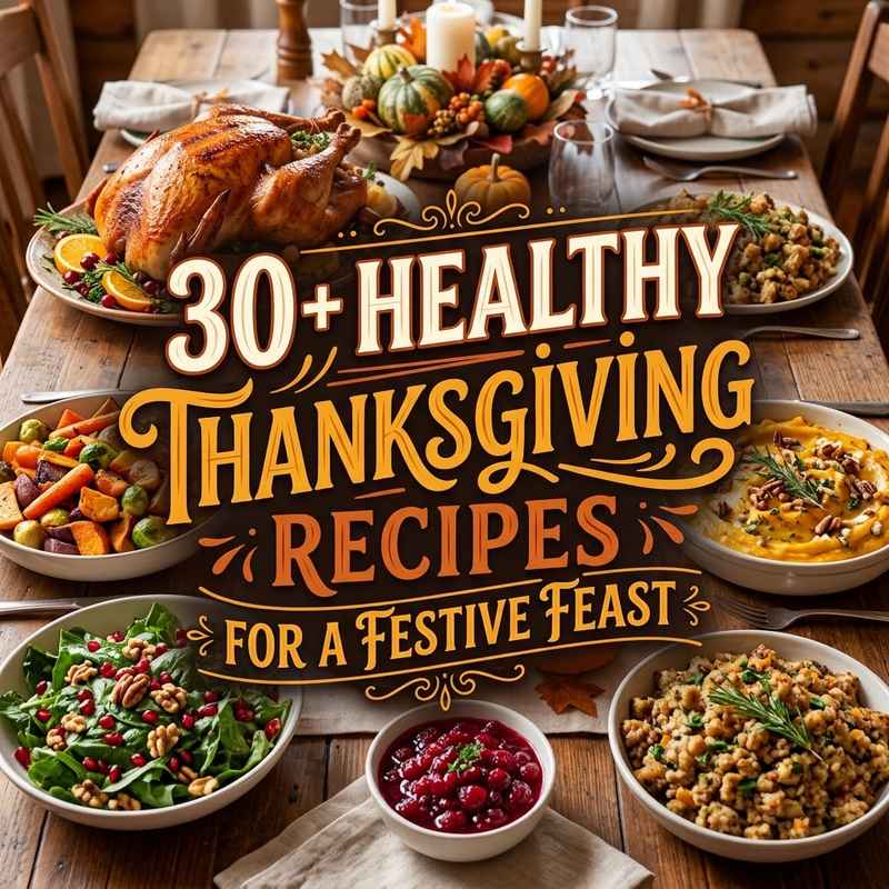 30+ Healthy Thanksgiving Recipes for a Festive Feast