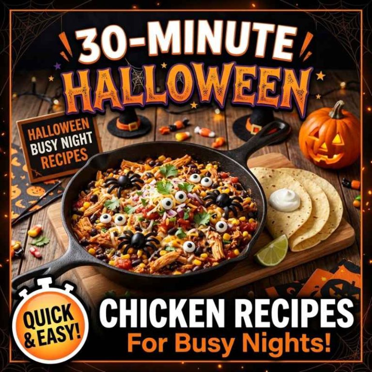 30-Minute Halloween Chicken Recipes for Busy Nights